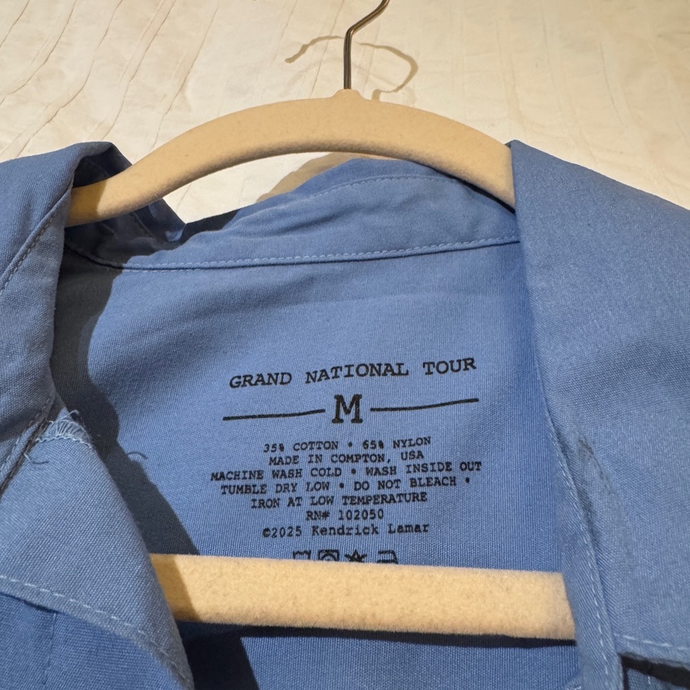 Kendrick Lamar Grand National Tour Merch - Work Shirt - Picture 3 of 6